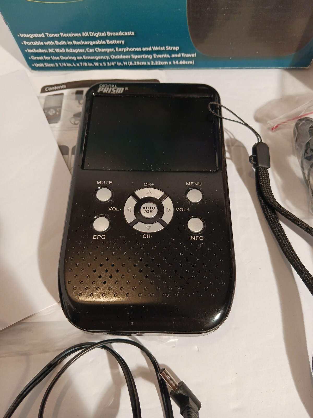 Digital Prism 3.5 Inch Handheld Digital LCD TV TESTED WORKS eBay