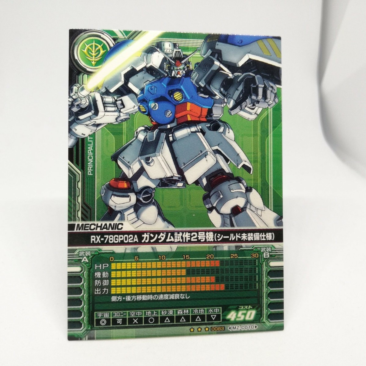 MZ-C010 RX-78GP02 Gundam Prototype No. 2 Gundam Card Builder