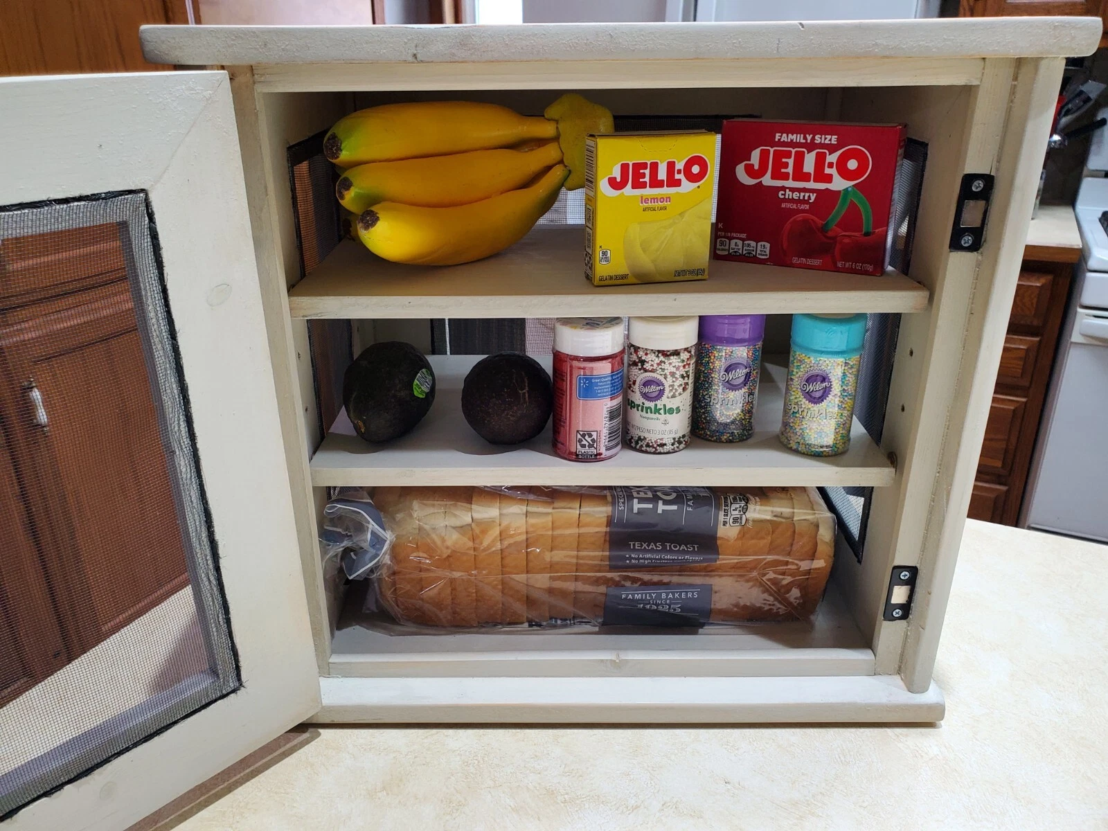 Bread Box | Spice Cabinet | Fruit Drying Storage | Pie Storage | Cubby Storage