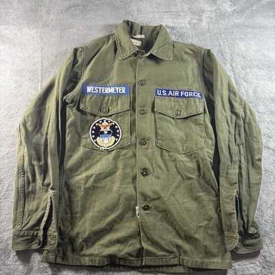1965 USAF OG-107 Vietnam Era Shirt Air Force Academy Westermeyer 14.5x33