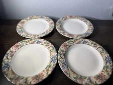 Set of 4 Royal Doulton Everyday Jacobean 8” Plates 1996 Excellent Condition