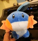 Vintage Mudkip Pokemon Center 2004 Original Hasbro Plush Stuffed Toy