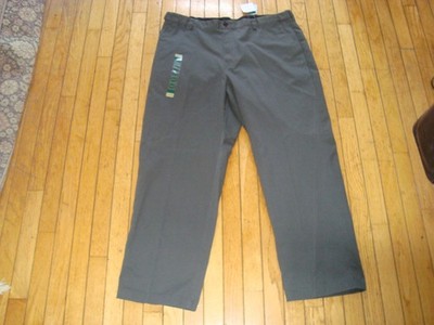 L.L. BEAN GRAY KHAKIS WRINKLE FREE MEN'S HIDDEN STRETCH PANTS SIZE 40 X 30 BNWT!