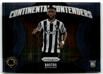 2025 Panini Prizm Club World Cup No. 7 Bastos Rookie Continental Contenders