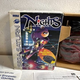 Nights Into Dreams with New 3D Control Pad Controller Sega Saturn, 1996