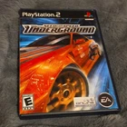 Need for Speed: Underground (Sony PlayStation 2, 2003) Complete W/Manual &Tested