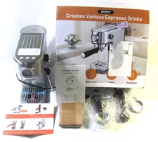 Intertek EM311 Espresso Machine w/Milk Frother 20 Bar High Pressure New Open Box