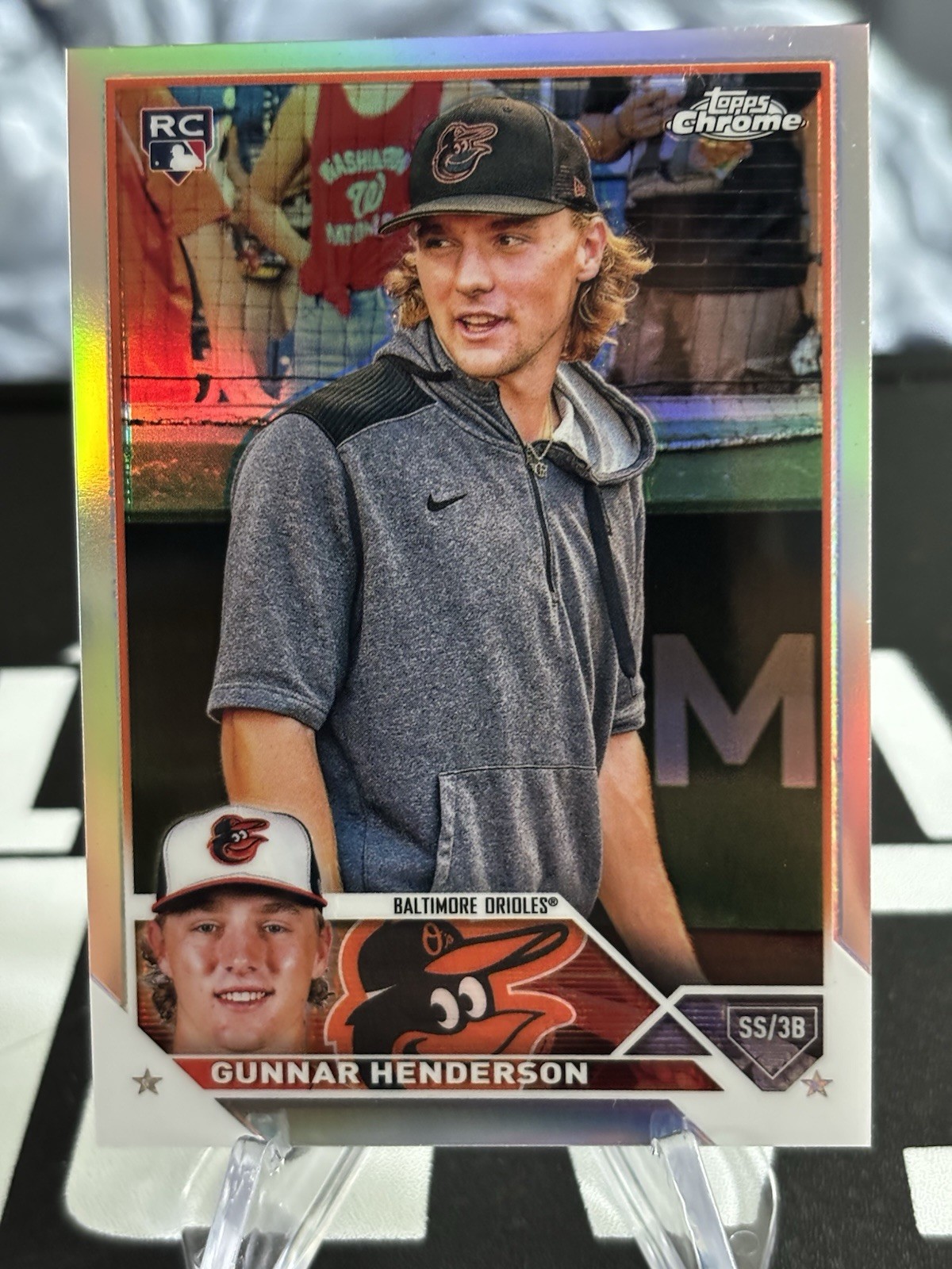 Gunnar Henderson RC Image Variation Refractor 2023 Topps Chrome #2 Orioles SP