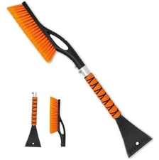 Snow Brush & Ice Scraper, 27 Inch, Ice Scrapers for Car Windshield, Detachable 