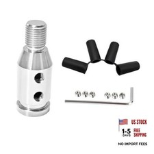 Gear Shift Connector, M12x1.25 Aluminum Alloy Shifter Connector Kit with White