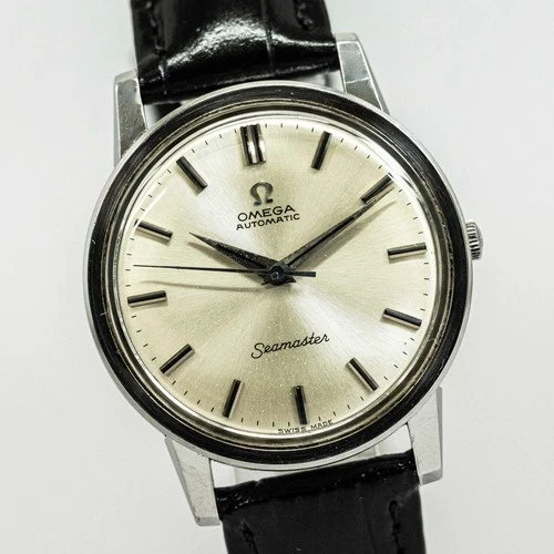 Vintage 1966 *NEAR MINT* OMEGA Seamaster Cal.552 Automatic Silver Dial 34mm Mens