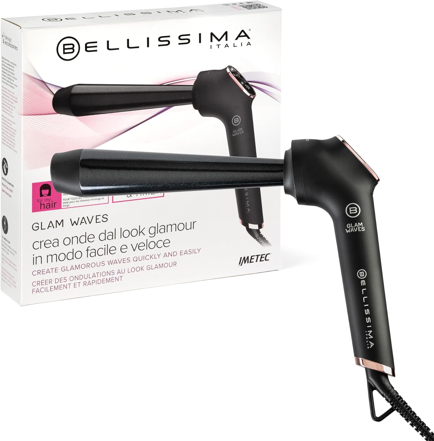 Imetec Glam Waves Prezzo: Arricciacapelli Professionale con Display LED