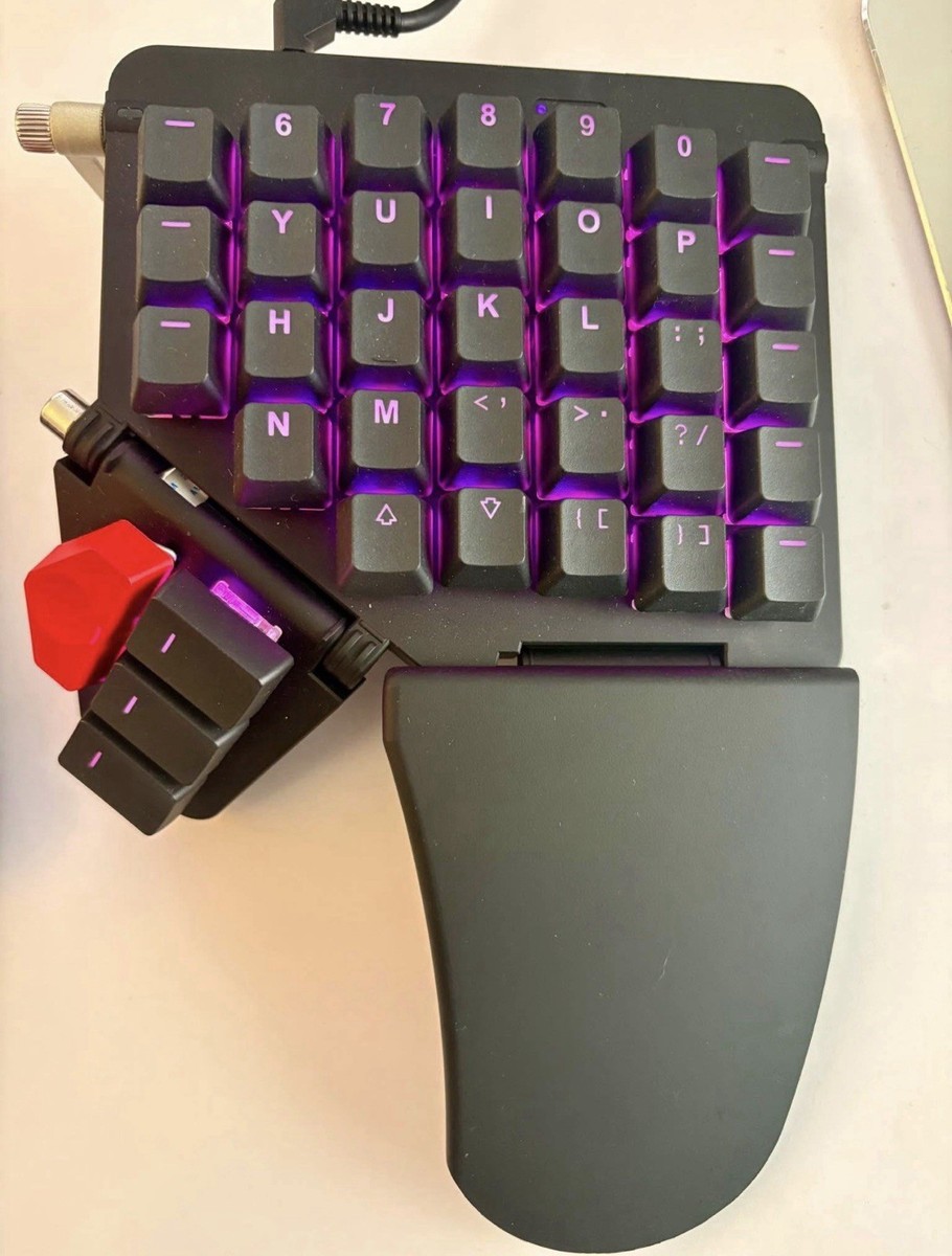 Zsa Moonlander Mark I Ergonomic Split Keyboard Black Cherry MX