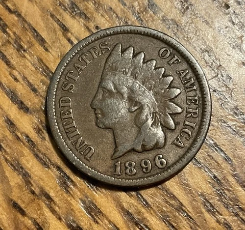1896 INDIAN HEAD CENT - VG #3