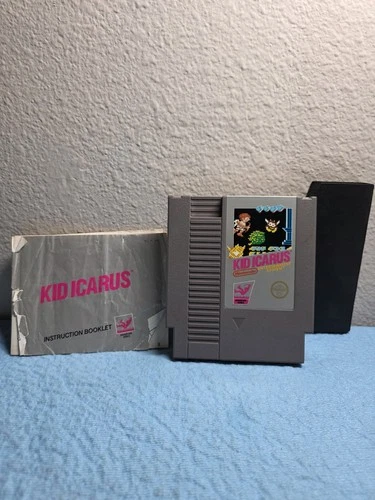 Kid Icarus NES Nintendo Cartridge Authentic Tested w/ Manual and cover
