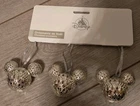 Christmas Ornaments Mickey Heads SILVER X3 Disneyland Paris