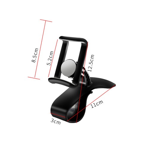 Car Phone Mount Holder Dashboard Stand Clip For Cell Phone Samsung Galaxy iPhone - Bild 7 von 12