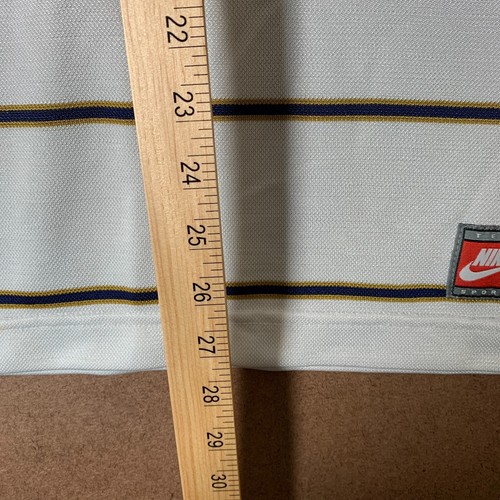 Vintage Unam Pumas Shirt Adult Size Medium White Short Sleeve Men's 90's Nike - Picture 9 of 13