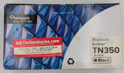 Premium Toner Cartridge Replaces Brother tn350