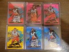 (6) 2021 Topps Inception Basketball Kok Yat RC Red, Magenta, Yellow, Blue