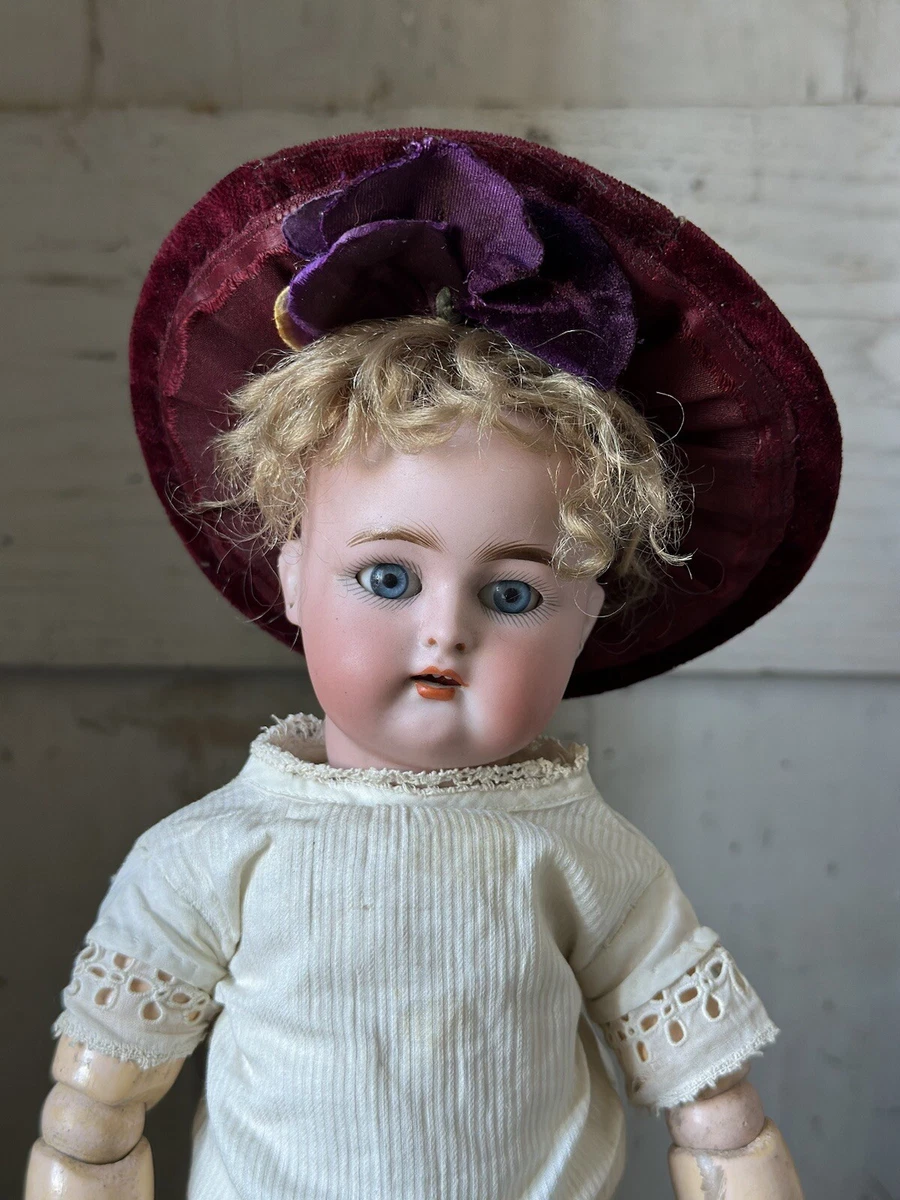 Chapeau Ancien De Poupée JUMEAU – Vintage, Collection, Pour Poupée Ancienne