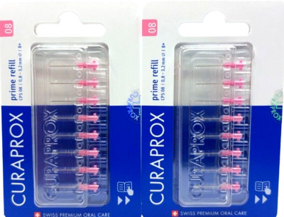 2 x 8 CURAPROX Interdentalbürsten prime CPS 08 rosa  8er