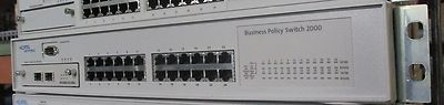 Nortel Business Policy Switch 2000 24 port 10/100 Mananged + BPS2000-2GE MDA Mod
