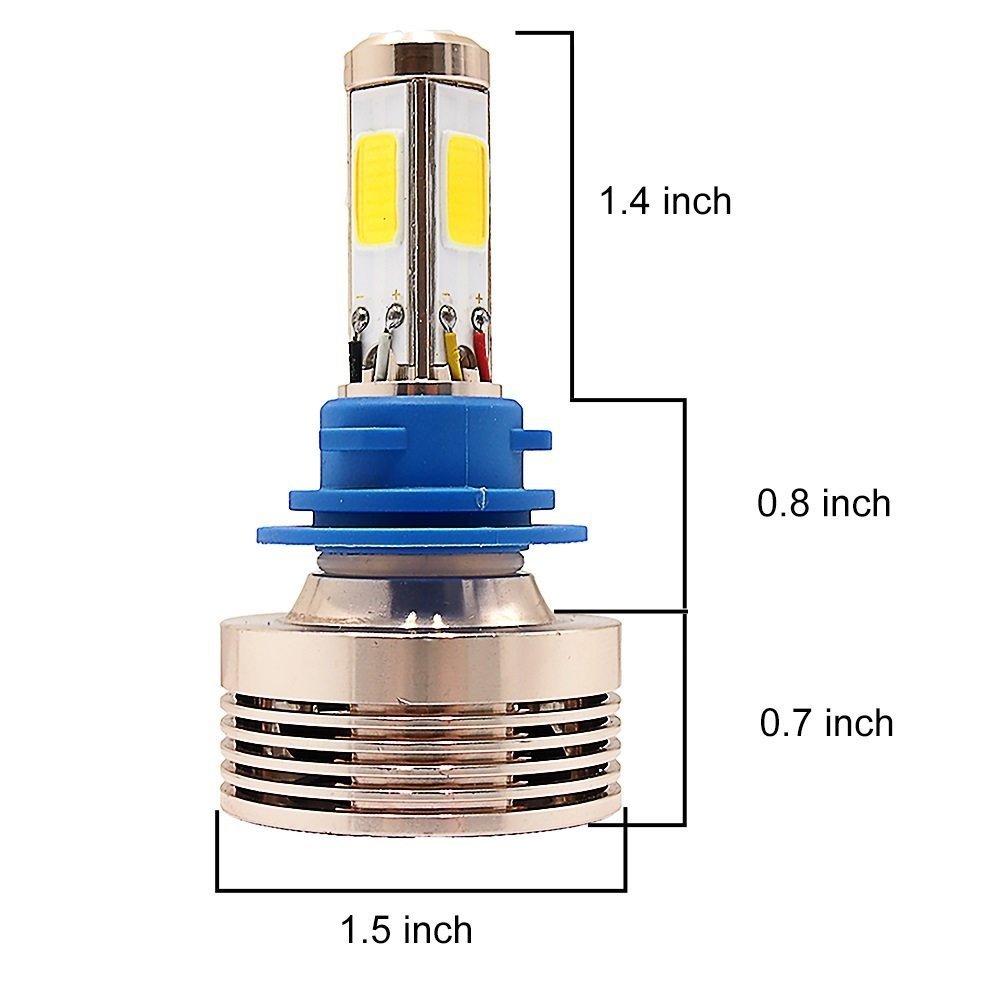 LED HEADLIGHT BULB KAWASAKI NINJA ZX6R YEAR 09,10,11,12,2009