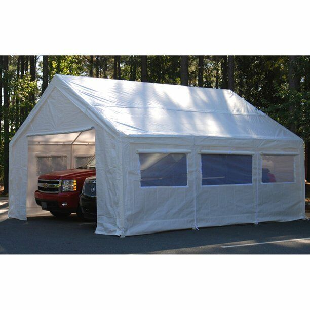 12 x 20 ft Canopy Garage Side Wall Kit Privacy Car Big Tent Parking Carport 