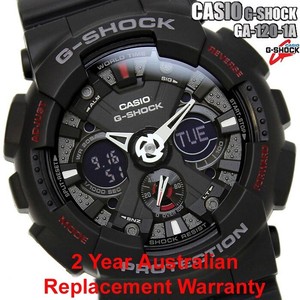 CASIO G-SHOCK, MOTORCYCLE SPORTS MOTIF, BLACK, GA120 GA-120-1A, FREE  SHIPPING | #464169652