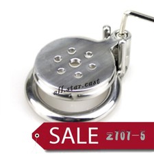 Men Metal Locking Belt Stainless Steel Male Chastity Device Pocket-Size Cage New