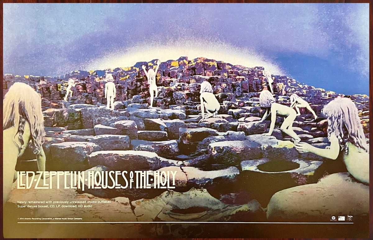 LED ZEPPELIN IV Houses Of The Holy | Zoso Ltd Ed RARE NEW Litho