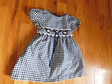 Rare Editions Toddler Dress Vintage Tieback