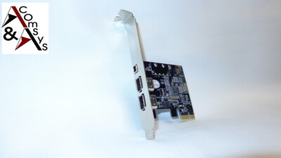 PCI-E Firewire Karte 2+1 (3-Port) 1x4Pin+2x6Pin PCI Express Controller X1 1394