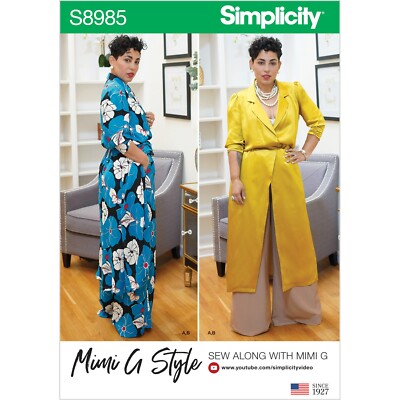 ladies dress pant patterns SIMPLICITY 8985 MISSES WOMEN'S PANTS Sewing Pattern Sizes 10-18 & 20-28 APRIL 2026