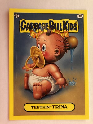 Garbage Pail Kids Topps Sticker 2011 Flashback Serie 3 Teethin  Trina 50b