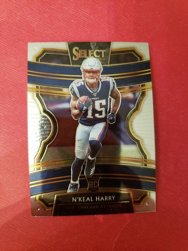 N'Keal Harry 2019 Panini Select Concourse Rookie #51, New England Patriots - Bild 2 von 3