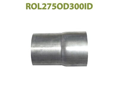 2 3/4  2.75'' OD to 3  ID Universal Exhaust Component to Pipe Adapter Reducer