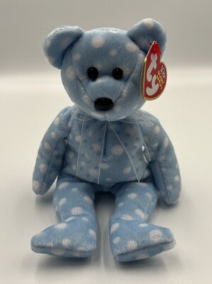 TY Beanie Babys Baby - Bubbly der Bär Stofftier Plüsch Neu mit Etikett