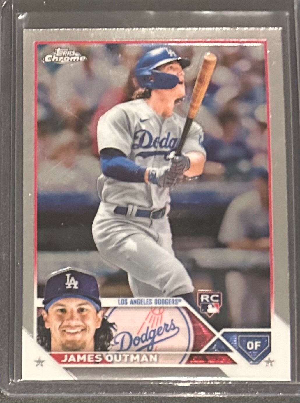 James Outman 2023 Topps Chrome RC #81 Los Angeles Dodgers