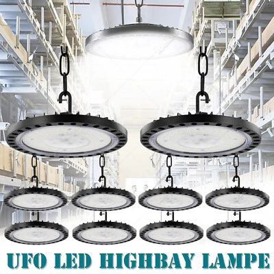 WZTO 10X 100W UFO LED Hallenbeleuchtung Industrielampe Industrielampe Hallenstrahler