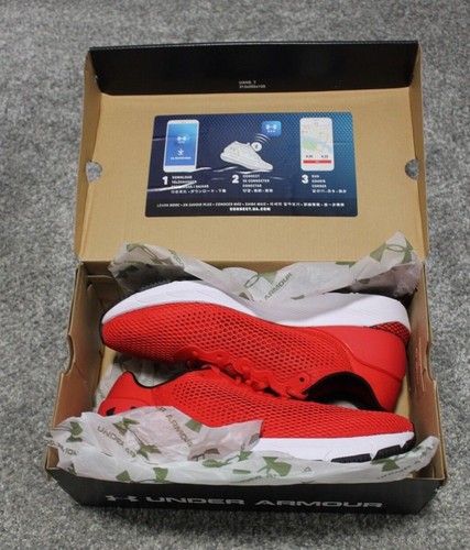 Under Armour Men’s UA HOVR Sonic 4 Running Shoes Red/White Size 11 New With Box - 第 9/10 張圖片