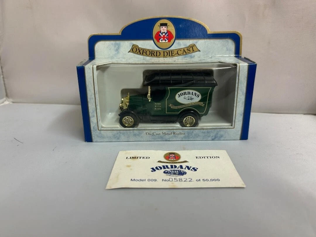 VANS OXFORD DIECAST MODEL VAN "JORDANS CEREALS & SNACKS" EDIZIONE LIMITATA 5822