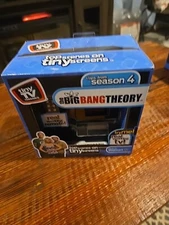 Big Bang Theory Tiny TV Classics Real Working TV & Remote Season 4 