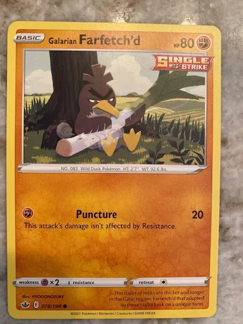 Pokemon Sword and Shield Farfetch'd