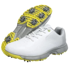 Men Waterproof Spikes Golf Sneakers Outdoor Comfortable Golfers Walking Sneakers