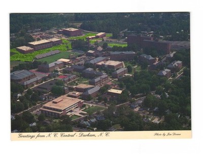 Greetings from North Carolina Central Durham NC vintage postcard unposted