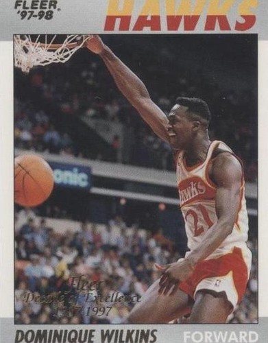 dominique wilkins limited edition card 1991-92 Fleer - Dominique Wilkins Limited Edition #10 of 12 Basketball Card