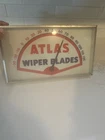 Vintage ATLAS Wiper Blades Advertising Thermometer – 100% Original & Working
