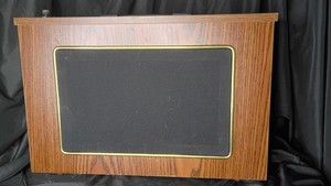 Vintage OKLAHOMA SOUND CORP Series 200 Portable Lectern/Amplifier/Speaker Combo!